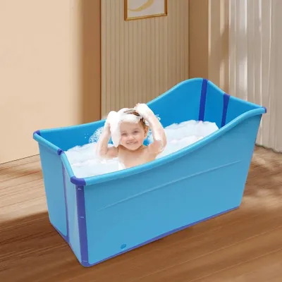 Produktbild von Babybadewanne – Faltbare Badewanne für Kinder – Faltbare Badewanne für Erwachsene – Badeeimer – Kinderbad – Klappbare Badewanne