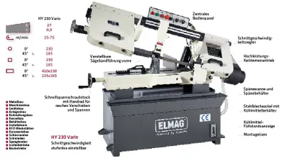 Produktbild von Elmag Metall-Bandsägemaschine, 78105
