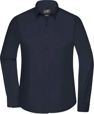 Produktbild von Klassisches Shirt aus pflegeleichtem Mischgewebe navy, Gr. XS