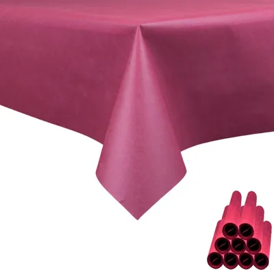 Produktbild von Sensalux Tischdecke, abwaschbar, Vorteilspack, 10 Stück, 1m x 2,5m, Beere