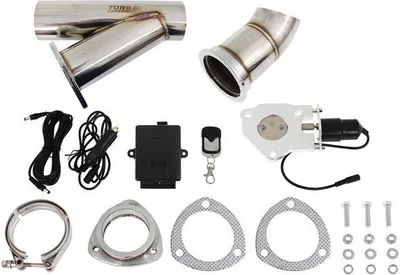 Produktbild von Auspuffklappe, 3,5 Zoll (89 mm), elektrisch, V-Band-Ausführung