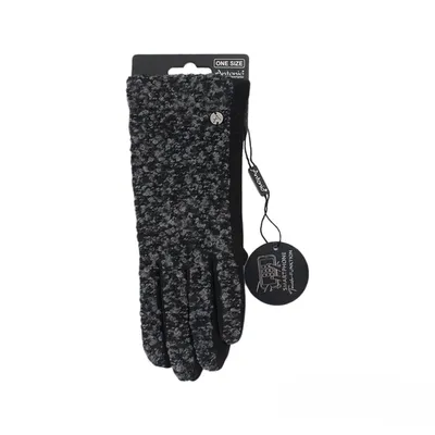 grau-schwarze Handschuhe
