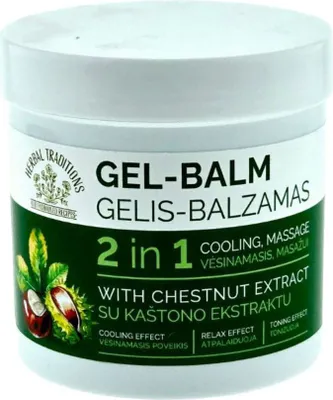 Produktbild von HERBAL TRADITIONS Gel-Balsam mit Rosskastanienextrakt 2 in 1, 250 ml