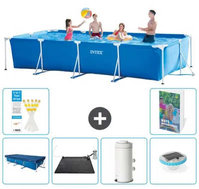 Imagen del producto de Piscina rectangular de estructura - 450x220x84 cm - 5 piezas - Modelo S76