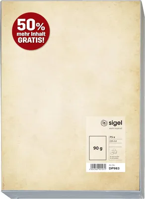 Immagine prodotto di Carta Motif A4 90g Vintage 50+25 fogli in omaggio.