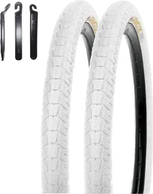 Produktbild von 2 x Kenda K-907 Krackpot 20" BMX Fahrradreifen Fahrradmantel in Weiß 50-406 (20 x 1.95) inkl. 3 Reifenheber
