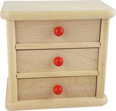 Produktbild von Puppenhausmöbel Schlafzimmer Filius, Kommode