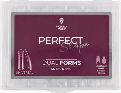 Image de Victoria Vynn | Moules à ongles Perfect Shape Dual Forms - 120 pièces - Taille universelle - Qualité salon - Gain de temps