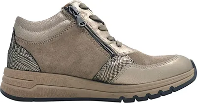 Imagen del producto de Zapatos deportivos para mujer Waldläufer modelo H-April, tipo cordones, color marrón, ideales para uso diario y actividades deportivas
