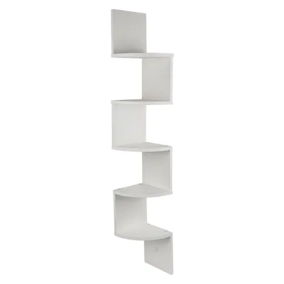 Produktbild von Wandregal Wand-Eckregal Wandregale 20x20x123cm Weiß