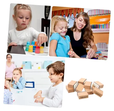 Produktbild von Holzstempel für Scrapbooking und DIY-Projekte