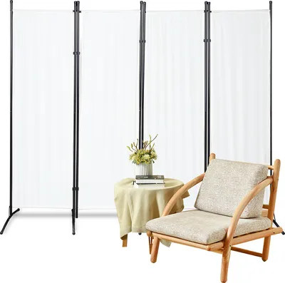 Produktbild von Jopassy Paravent Outdoor Raumteiler Garten Spanische Wand Trennwand Raumtrenner 4 teilig Beige