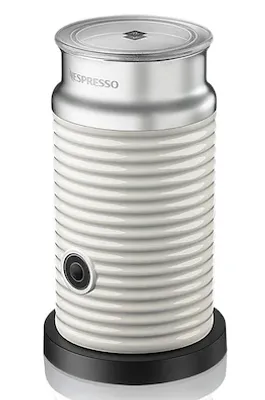 Produktbild von Nespresso 3694-EU-WH, Handheld electric milk frother, Weiß, Edelstahl, 120 ml, 240 ml, Heiß & Kalt