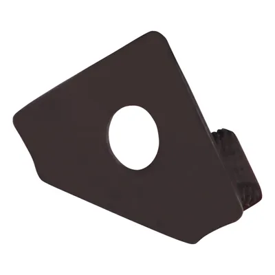 Produktbild von MasterLED Endkappe für LED-Profil PVC Corner Schwarz mit Kabeldurchführung