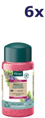 Immagine prodotto di 6 confezioni di cristalli da bagno Kneipp per i muscoli al ginepro, 600 g