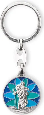 Produktbild von FRITZ COX Schlüsselanhänger Christophorus Blue