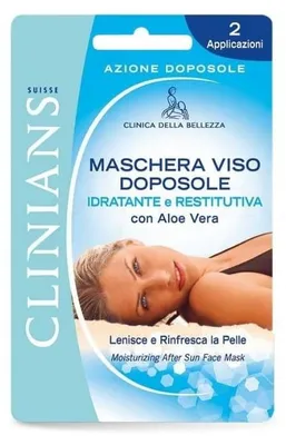 Immagine prodotto di Clinians Maschera Viso Doposole Idratante e Restitutiva