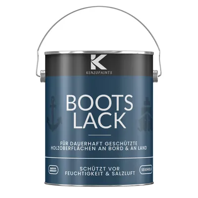 Produktbild von Kenzopaints Bootslack 2,5Liter Holzsiegel Klarlack - Seidenmatt