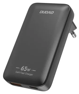 Immagine prodotto di DUDAO Dudao A65Q Adapter 65Watt GaN 1xUSB-C + 1xUSB-A Hvid