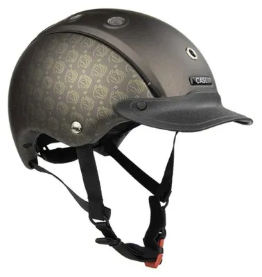 Immagine prodotto di Casco da equitazione per bambini CASCO Choice Iconic Starlit Brown, colore: marrone stampato, taglia: 52-56 cm