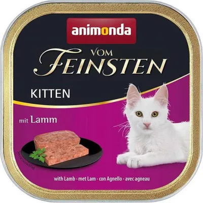 Produktbild von animonda Vom Feinsten 4017721834537, Kitten, jede Rasse, Lamm, 100 g