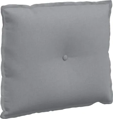 Produktbild von vidaXL Rückenkissen Hellgrau 60 x 19 x 50 cm Stoff