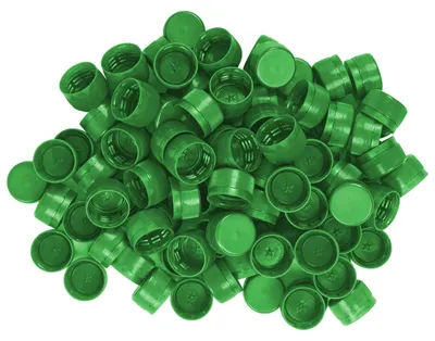 Image de 6500 bouchons universels Petlinge PET Preform Bouchons à visser pour bouteilles vert