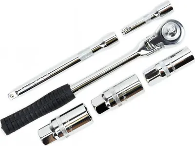Produktbild von Zündkerzen Schlüssel PKW Motorrad 16-18-21 mm Ratsche Kerzenschlüßel SN3633