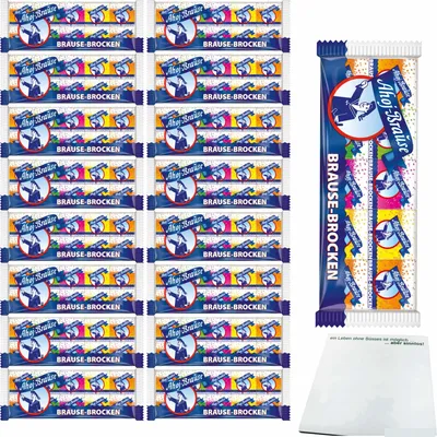 Produktbild von Frigeo Ahoj-Brause Brocken 17er Pack (17x80g Beutel) + usy Block