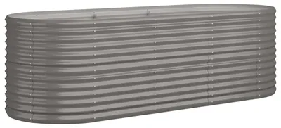 Immagine prodotto di Letto rialzato Acciaio verniciato a polvere 224x80x68 cm Grigio