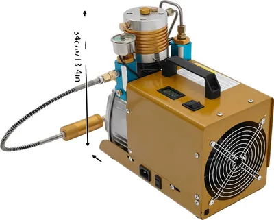 Produktbild von Hochdruckluftpumpe, 1,8 kW Leistung, einstellbarer Druck 5-30 MPA, maximales Inflationsvolumen 100 L/26,42 gal/min, 220V, EU