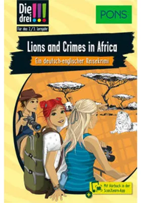 Produktbild von PONS Die Drei !!! Lions and Crimes in Africa