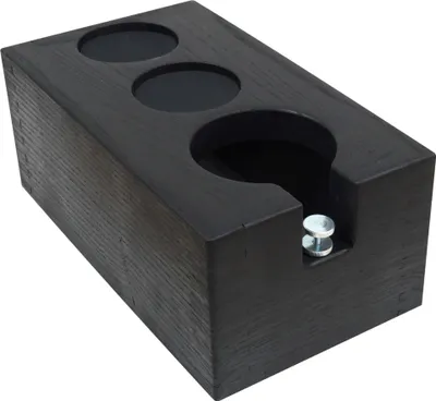 Produktbild von Tamperstation Esche schwarz - handgefertigt by HKS