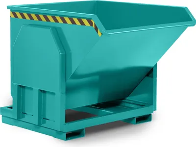 Produktbild von R+R Industrietechnik Schwerlastkipper Typ RMK-30 840x1150x910mm 300dm³ RAL 5018 Türkisblau