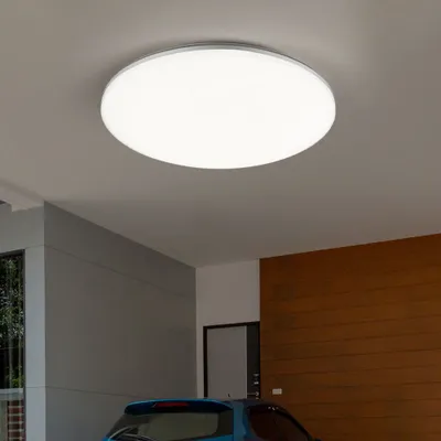 Produktbild von LED Deckenleuchte, rund, silber, 33 cm