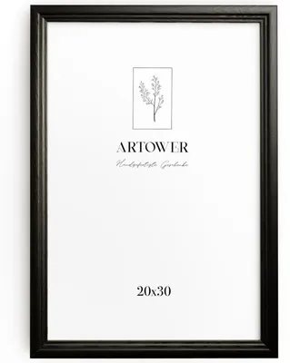 Fotolijst Vintage Schwarz 20x30 cm Holzrahmen