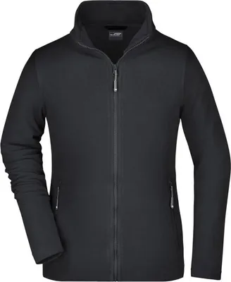 Produktbild von Klassische Fleece-Jacke mit Stehkragen black, Gr. L