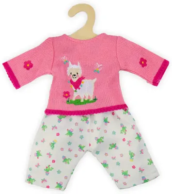 Produktbild von Heless Puppenkleidung Set Alpaka Pullover und Hose 35-45 cm rosa