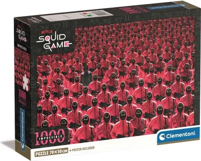 Obrázek produktu pro Clementoni Puzzle 1000 dílků Squid Game Netflix Kompaktní