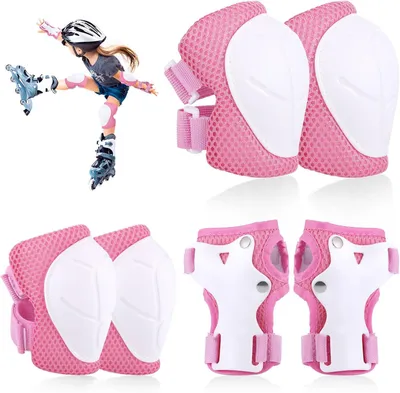 Produktbild von Kinder Skate Schutzset - Skate Schutzausrš¹stung - Fš¹r Kinder von 3 bis 8 Jahren - 6-teilig - Inliner Schutzset