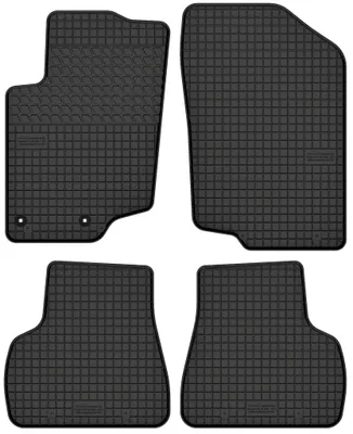 Zdjęcie produktu dla Dywaniki gumowe do Peugeot 207 2006-2012 (kombi/hatchback) – 4 szt., czarne, dopasowane