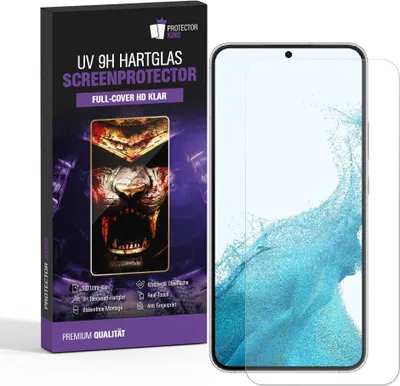 Produktbild von 1x 9H Hartglas für Samsung Galaxy S21 Plus FULL CURVED UV Liquid Schutzglas Panzerfolie Displayschutz Schutzfolie Displayglas Panzerglas Tempered Glasfolie Sicherheitsglas Echtglas