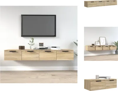 Obrázok produktu pre vidaXL Nástenné skrinky 2 ks Sonoma dub 68x30x20 cm materiál na báze dreva - Nástenné police
