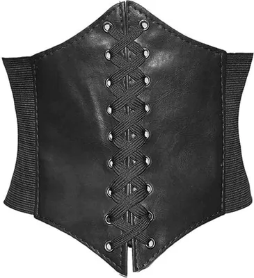 Produktbild von Taillen Gürtel Damen Breiter Elastischer Stretchgürtel Korsett Taillengürtel für Kleider 12x65cm