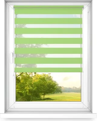 Produktbild von Time4Blinds, Tag und Nacht Doppelrollo Mini,  Limette - Links, 90x190cm