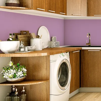 Produktbild von Dekorative Vinyl-Klebefolie auf Meterware – Waschbarer, wasserfester Aufkleber für Wände, Küchen und Möbel – 60 cm x 50 m – Flieder
