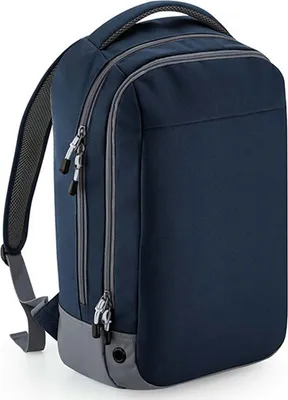Produktbild von BagBase BG545 | Athleisure Sports Backpack - Farbe: French Navy/Grey - Größe: 30 x 50 x 18 cm