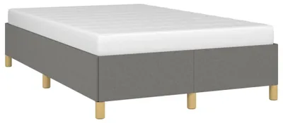 Obrázek produktu pro vidaXL Rám postele bez matrace tmavě šedý 120x200 cm látka