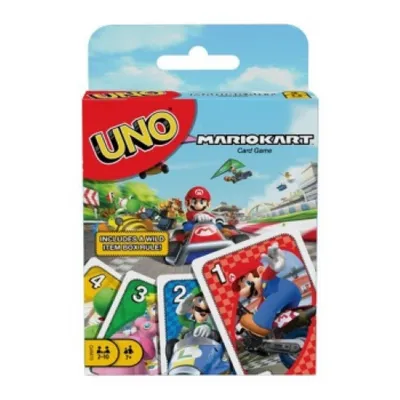 Produktbild von Mattel Games GWM70 - UNO Mario Kart-Kartenspiel mit 112 Karten, für Spieler ab 7 Jahren