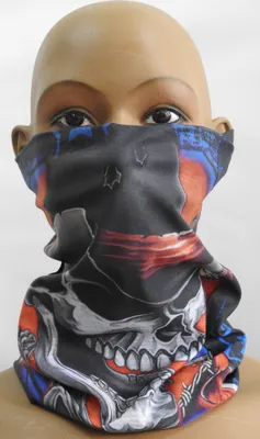 Immagine prodotto di Foulard multifunzionale sciarpa tubo sciarpa traspirante protezione viso maschera cranio cowboy M27